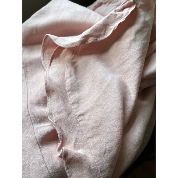 Elastic Waist Ruffled Hem Pink Shorts with Pockets Size 18/20 - Picture 9 of 10